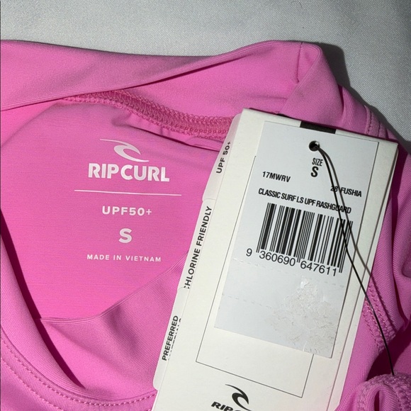 RIP CURL CLASSIC LS UPF RASHGUARD Size SMALL - Picture 6 of 10